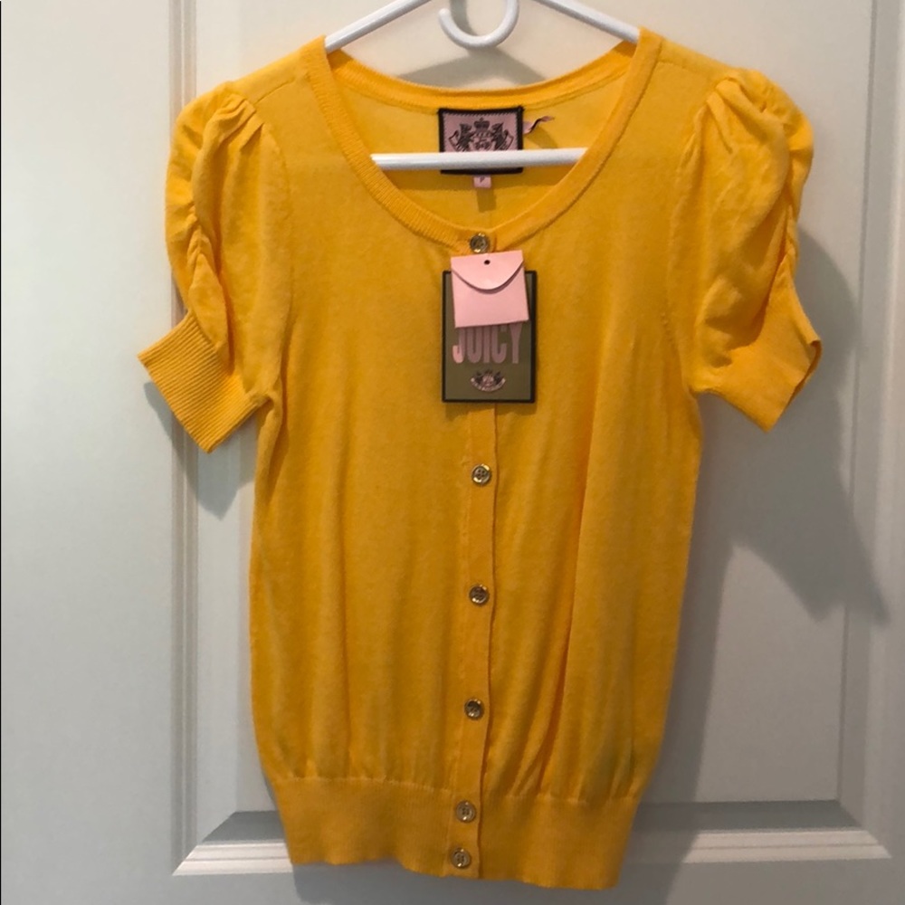 Juicy Couture short sleeved cardigan